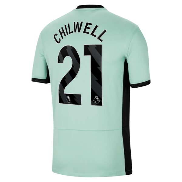 Chelsea Third Stadium Shirt 2023-24 With Chilwell 21 Printing