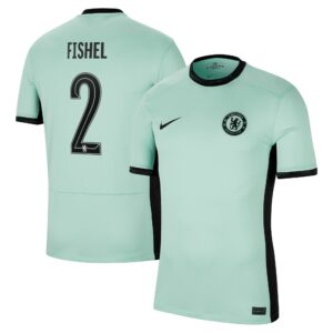 Chelsea Third Stadium Shirt 2023-24 With Fishel 2 Printing