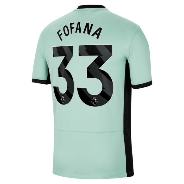Chelsea Third Stadium Shirt 2023-24 With Fofana 33 Printing