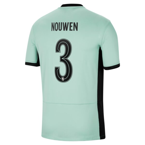 Chelsea Third Stadium Shirt 2023-24 With Nouwen 3 Printing