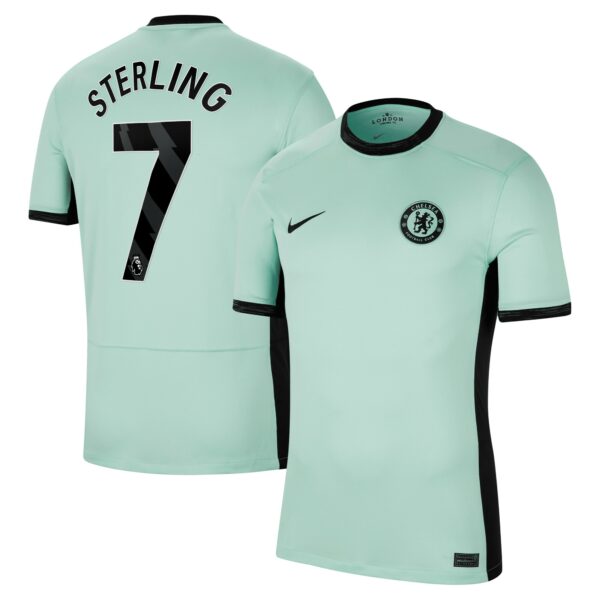 Chelsea Third Stadium Shirt 2023-24 With Sterling 7 Printing