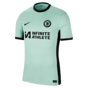 Chelsea Third Stadium Sponsored Shirt 2023-24 With Chukwuemeka 17 Printing