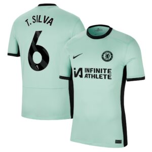 Chelsea Third Stadium Sponsored Shirt 2023-24 With Silva 6 Printing