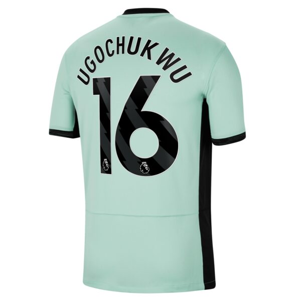 Chelsea Third Stadium Sponsored Shirt 2023-24 With Ugochukwu 16 Printing