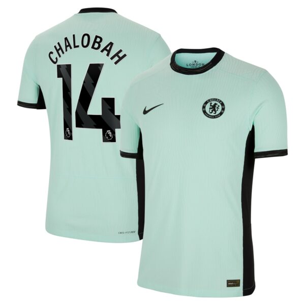 Chelsea Third Vapor Match Shirt 2023-24 With Chalobah 14 Printing