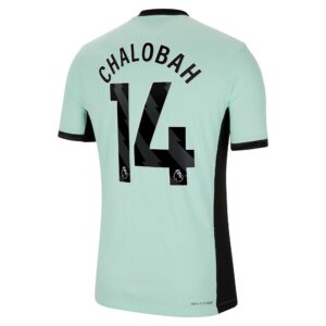 Chelsea Third Vapor Match Shirt 2023-24 With Chalobah 14 Printing