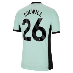 Chelsea Third Vapor Match Shirt 2023-24 With Colwill 26 Printing