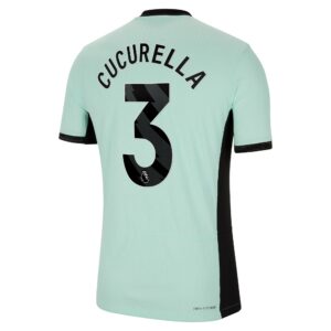 Chelsea Third Vapor Match Shirt 2023-24 With Cucurella 3 Printing