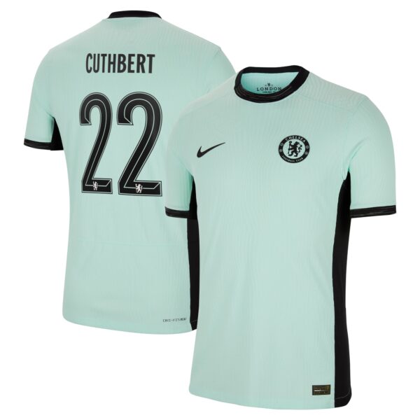 Chelsea Third Vapor Match Shirt 2023-24 With Cuthbert 22 Printing