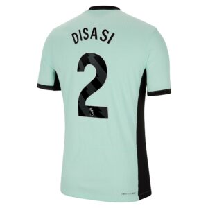 Chelsea Third Vapor Match Shirt 2023-24 With Disasi 2 Printing