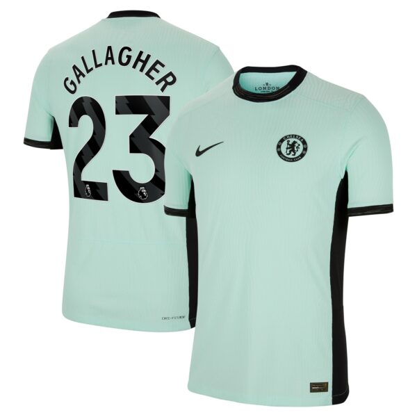 Chelsea Third Vapor Match Shirt 2023-24 With Gallagher 23 Printing
