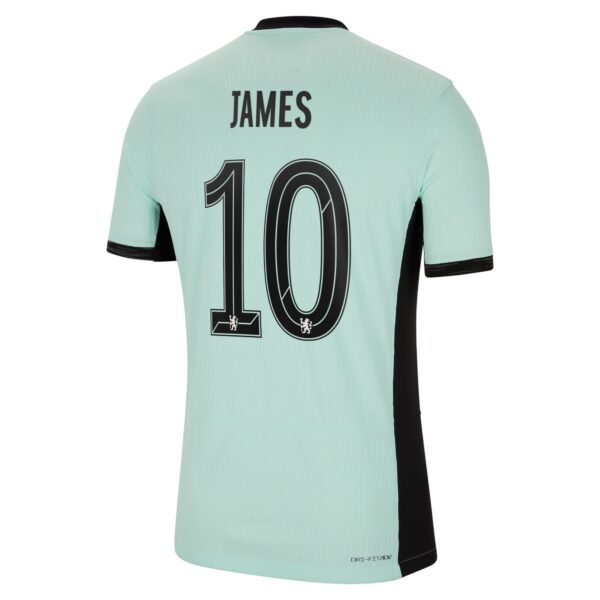Chelsea Third Vapor Match Shirt 2023-24 With James 10 Printing