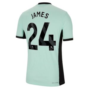 Chelsea Third Vapor Match Shirt 2023-24 With James 24 Printing