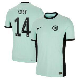 Chelsea Third Vapor Match Shirt 2023-24 With Kirby 14 Printing