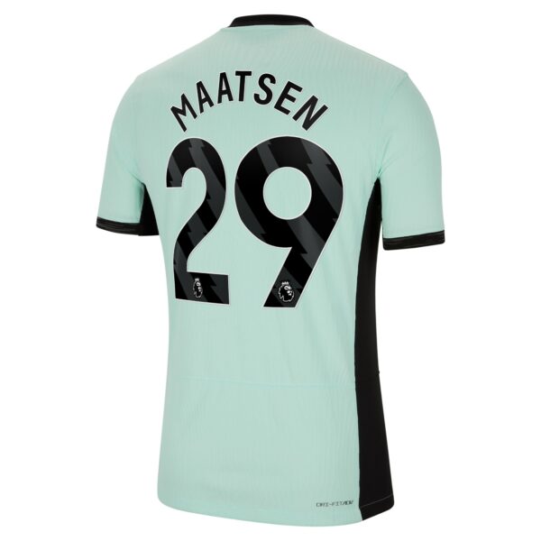 Chelsea Third Vapor Match Shirt 2023-24 With Maatsen 29 Printing