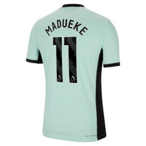 Chelsea Third Vapor Match Shirt 2023-24 With Madueke 11 Printing