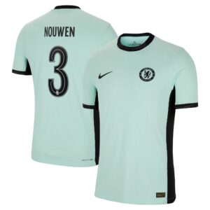 Chelsea Third Vapor Match Shirt 2023-24 With Nouwen 3 Printing