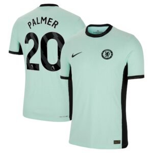 Chelsea Third Vapor Match Shirt 2023-24 With Palmer 20 Printing