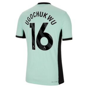Chelsea Third Vapor Match Shirt 2023-24 With Ugochukwu 16 Printing