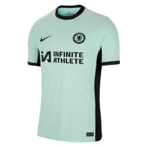 Chelsea Third Vapor Match Sponsored Shirt 2023-24 With Badiashile 5 Printing