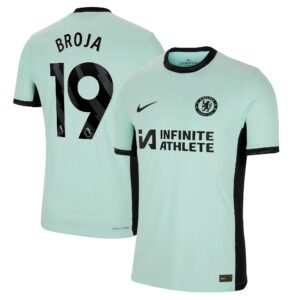 Chelsea Third Vapor Match Sponsored Shirt 2023-24 With Broja 19 Printing