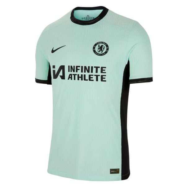 Chelsea Third Vapor Match Sponsored Shirt 2023-24 With Caicedo 25 Printing