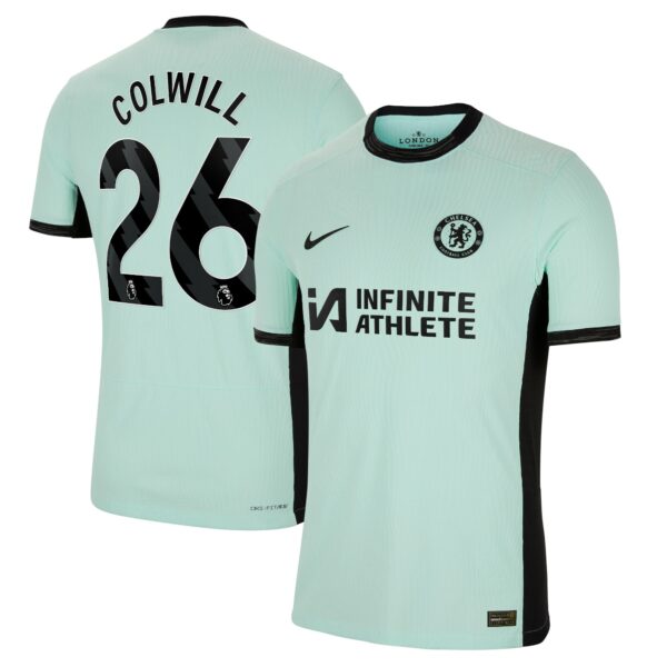 Chelsea Third Vapor Match Sponsored Shirt 2023-24 With Colwill 26 Printing