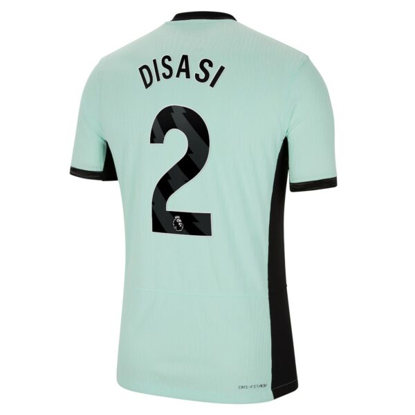 Chelsea Third Vapor Match Sponsored Shirt 2023-24 With Disasi 2 Printing