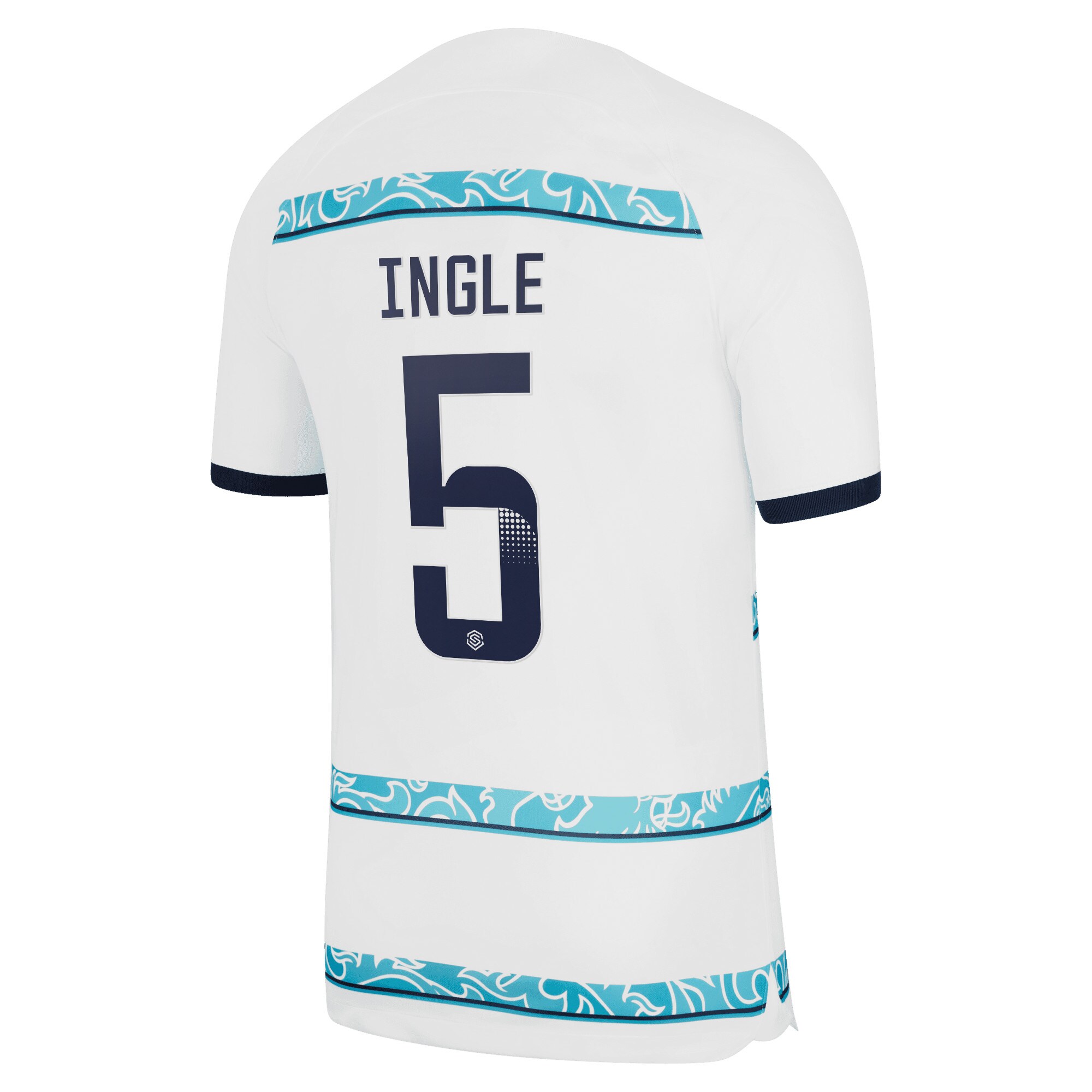 Chelsea WSL Away Stadium Shirt 2022-23 with Ingle 5 printing