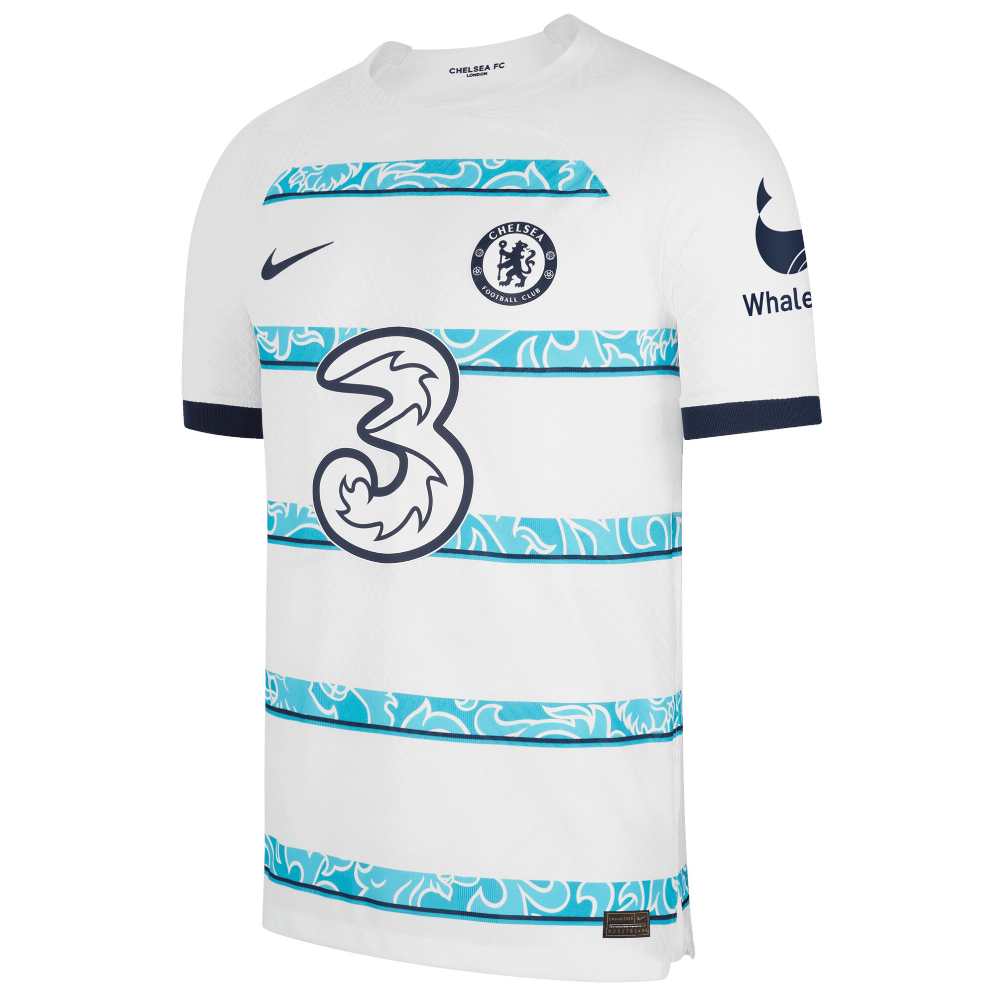 Chelsea WSL Away Vapor Match Shirt 2022-23 with Bright 4 printing