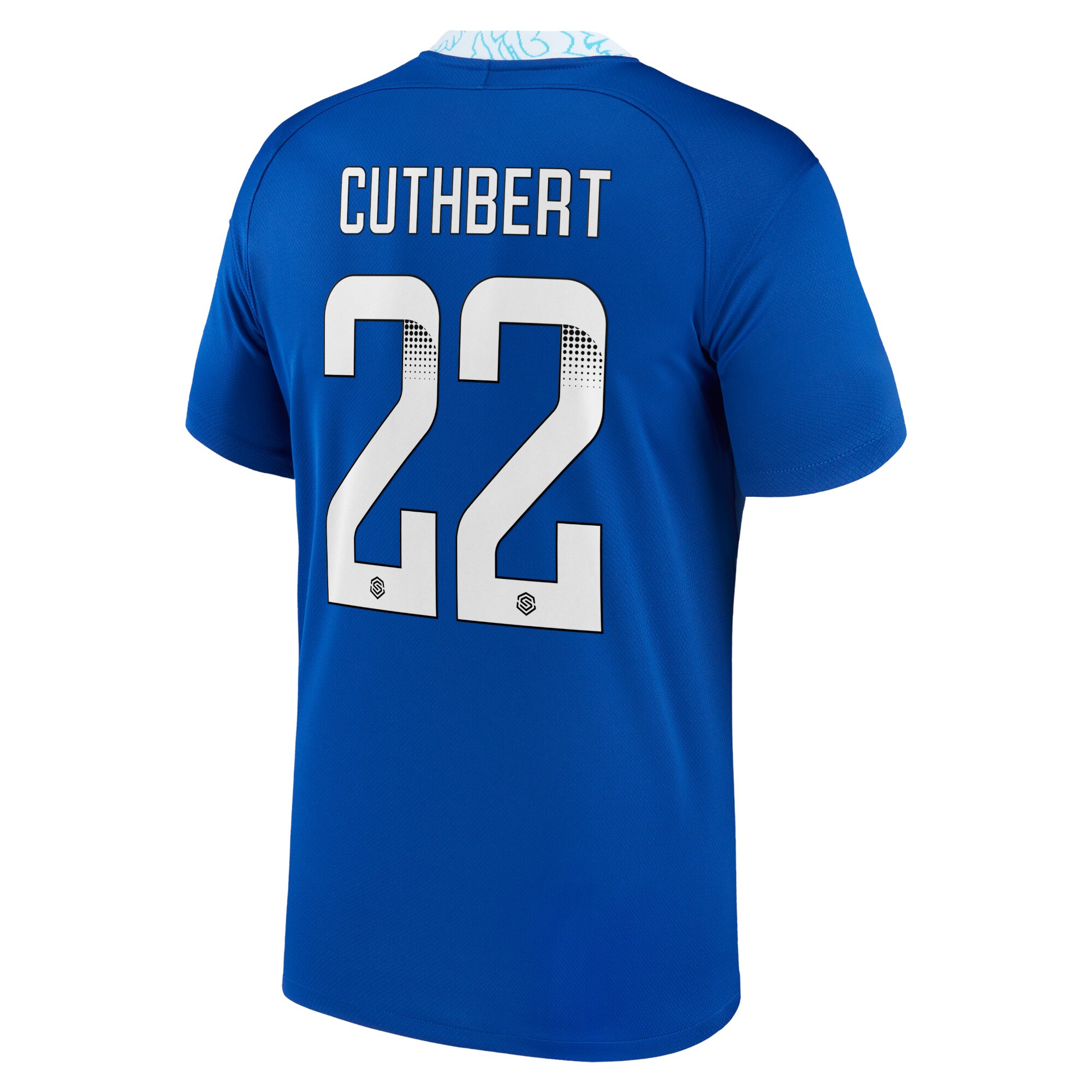 Chelsea WSL Home Stadium Shirt 2022-23 with Cuthbert 22 printing