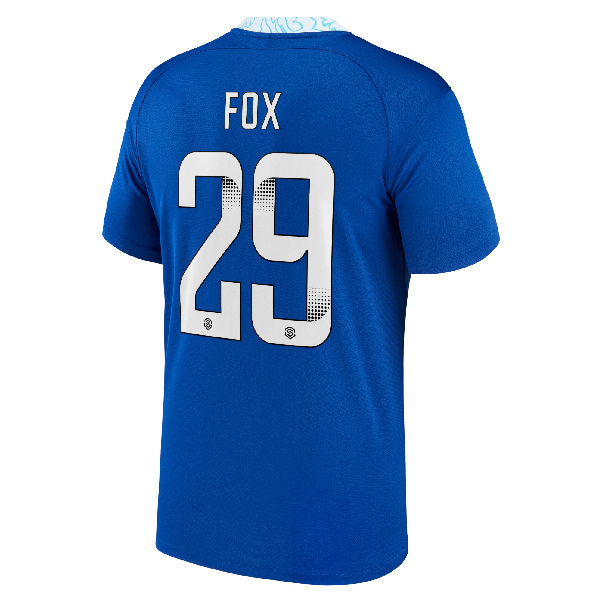 Chelsea WSL Home Stadium Shirt 2022-23 with Fox 29 printing