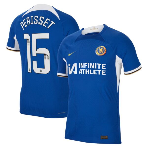 Chelsea Wsl Home Vapor Match Sponsored Shirt 2023-24 With Perisset 15 Printing
