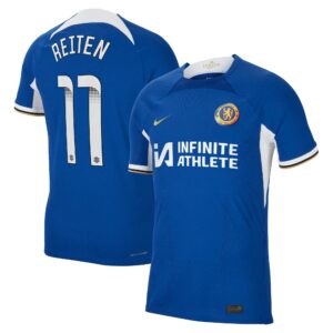 Chelsea Wsl Home Vapor Match Sponsored Shirt 2023-24 With Reiten 11 Printing