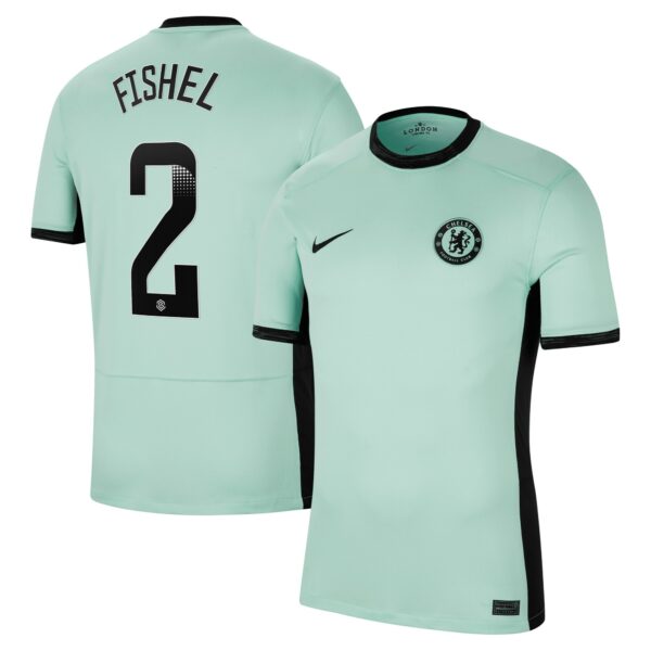 Chelsea Wsl Third Stadium Shirt 2023-24 With Fishel 2 Printing