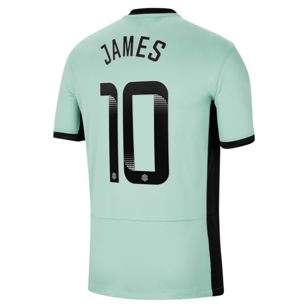 Chelsea Wsl Third Stadium Shirt 2023-24 With James 10 Printing