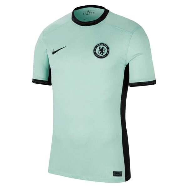 Chelsea Wsl Third Stadium Shirt 2023-24 With Lawrence 12 Printing