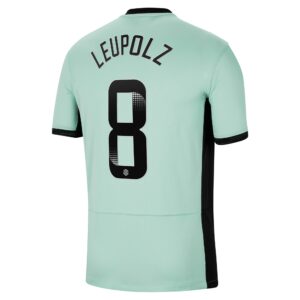 Chelsea Wsl Third Stadium Shirt 2023-24 With Leupolz 8 Printing