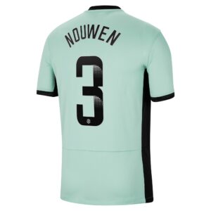 Chelsea Wsl Third Stadium Shirt 2023-24 With Nouwen 3 Printing