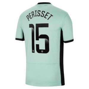 Chelsea Wsl Third Stadium Shirt 2023-24 With Perisset 15 Printing