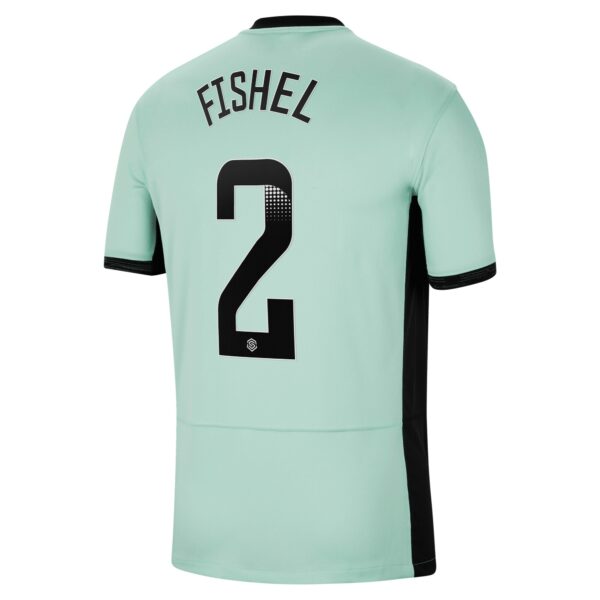 Chelsea Wsl Third Stadium Sponsored Shirt 2023-24 With Fishel 2 Printing
