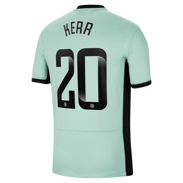 Chelsea Wsl Third Stadium Sponsored Shirt 2023-24 With Kerr 20 Printing