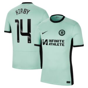 Chelsea Wsl Third Stadium Sponsored Shirt 2023-24 With Kirby 14 Printing