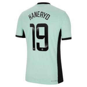 Chelsea Wsl Third Vapor Match Shirt 2023-24 With Kaneryd 19 Printing