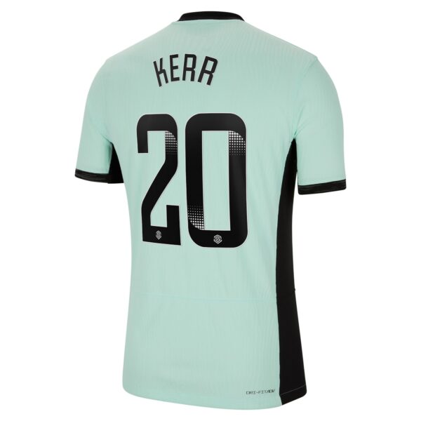 Chelsea Wsl Third Vapor Match Shirt 2023-24 With Kerr 20 Printing