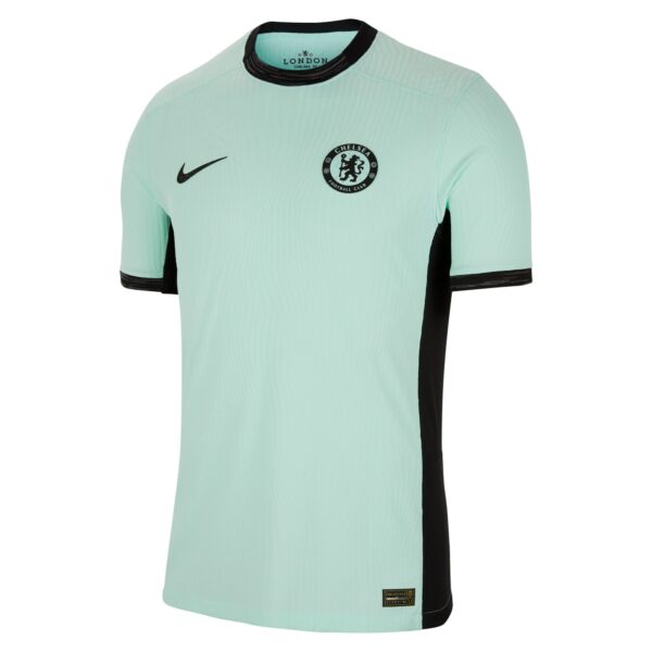 Chelsea Wsl Third Vapor Match Shirt 2023-24 With Nüsken 6 Printing