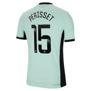Chelsea Wsl Third Vapor Match Shirt 2023-24 With Perisset 15 Printing