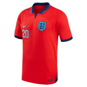 England Away Stadium Shirt 2022 with Foden 20 printing