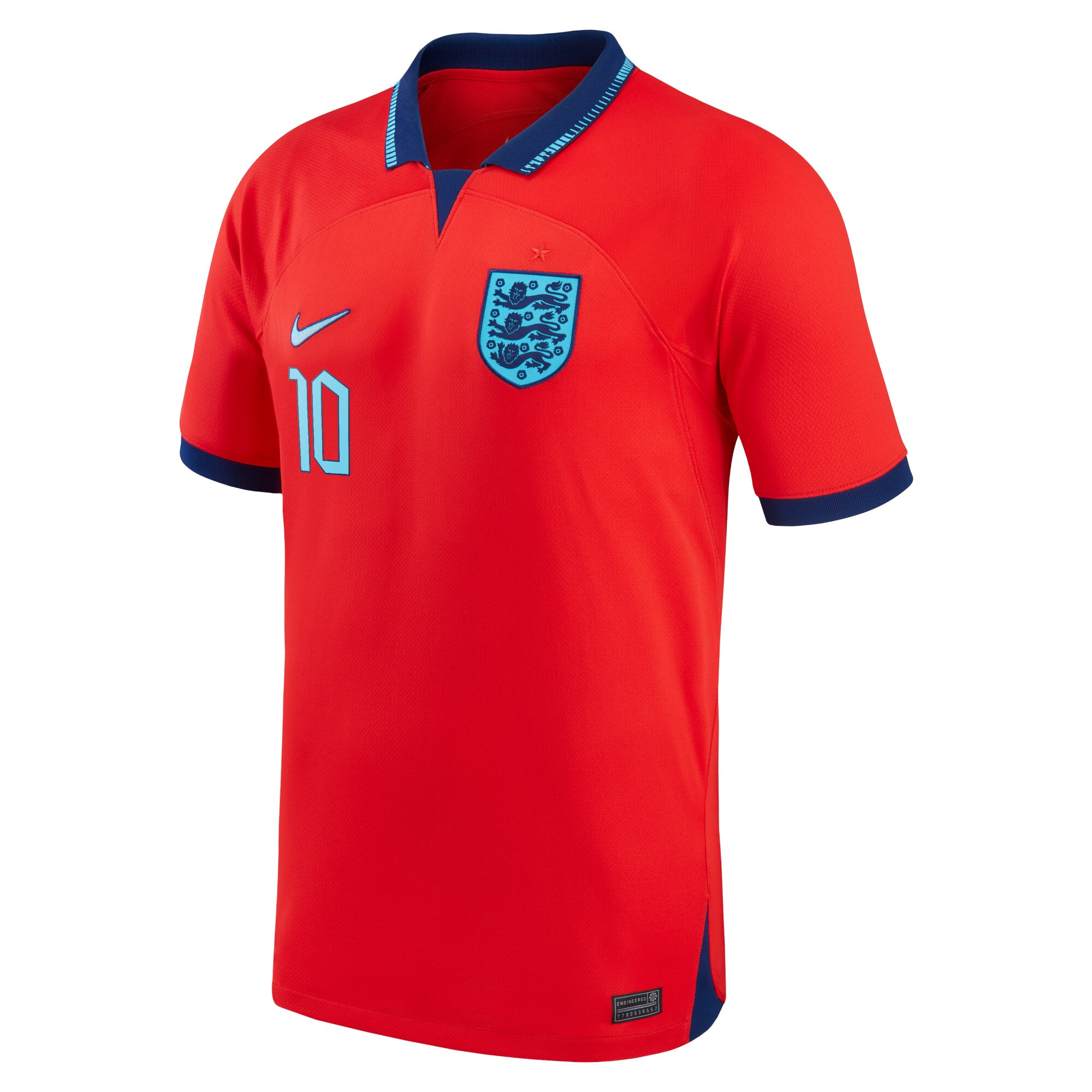 England Away Stadium Shirt 2022 with Sterling 10 printing