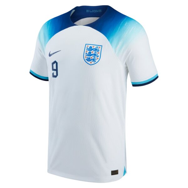 England Home Match Shirt 2022 with Kane 9 printing